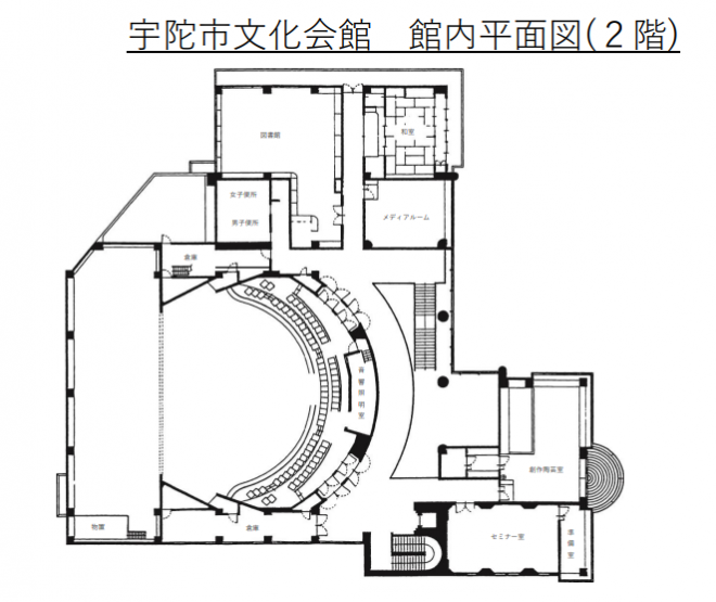 館内平面図（2階）