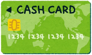 銀行キャッシュカード